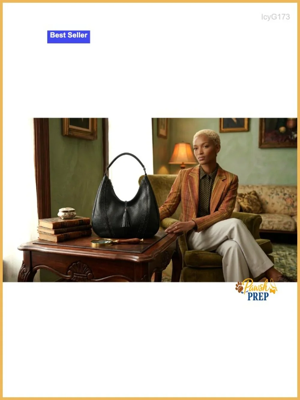 Large PU Leather Hobo Bag Crossbody Shoulder Tote Handbag with Zipper